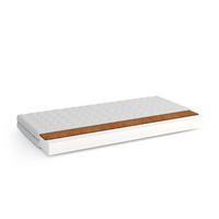 SCHAUMSTOFFMATRATZE KOKOSIK Weiß 140x200x12 cm - Weiß, Textil - FURNLUX