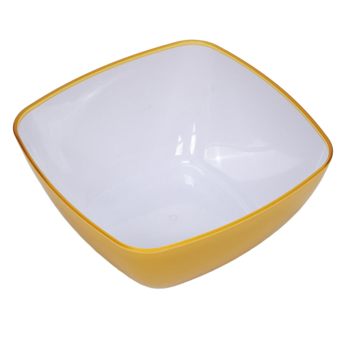 SALATSCHÜSSEL Nomad Gelb 3,9 l 24,5/24,5/11,6 cm - Gelb, Kunststoff (24.5/11.6/24.5cm) - 5five Simply Smart