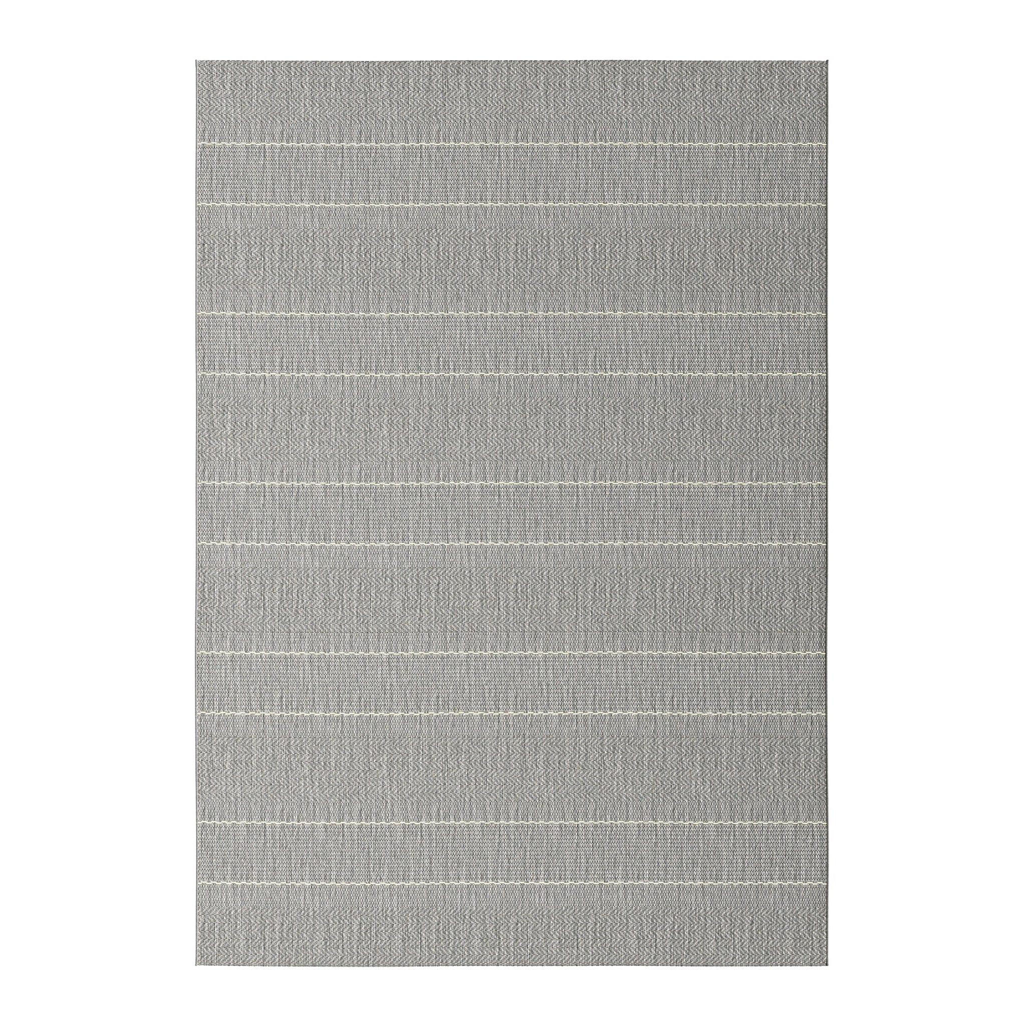 TEPPICH Design Innen- und Außenbereich grau - Grau, Textil (160/230cm) - AFK Living
