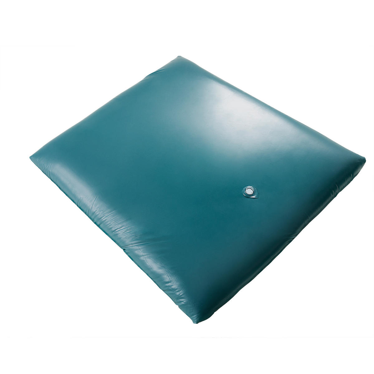 WASSERBETTMATRATZE Unberuhigt 160/200/20 cm Mono - Blau, Textil (160/200cm) - Beliani