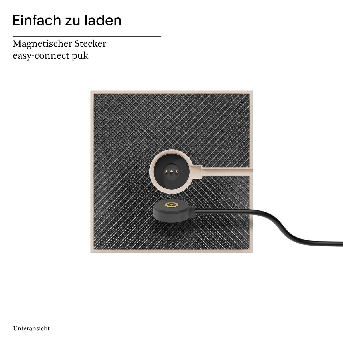 LED Akku-Tischlampe, Nuindie 3.0 dünenbeige - Beige, Metall (38/10/38cm) - Sigor