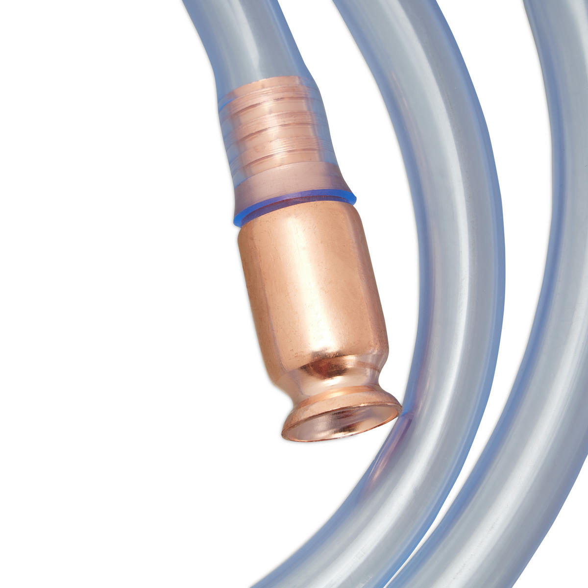 SCHÜTTELSCHLAUCH - Transparent, Kunststoff/Metall (2/2/245cm) - Relaxdays