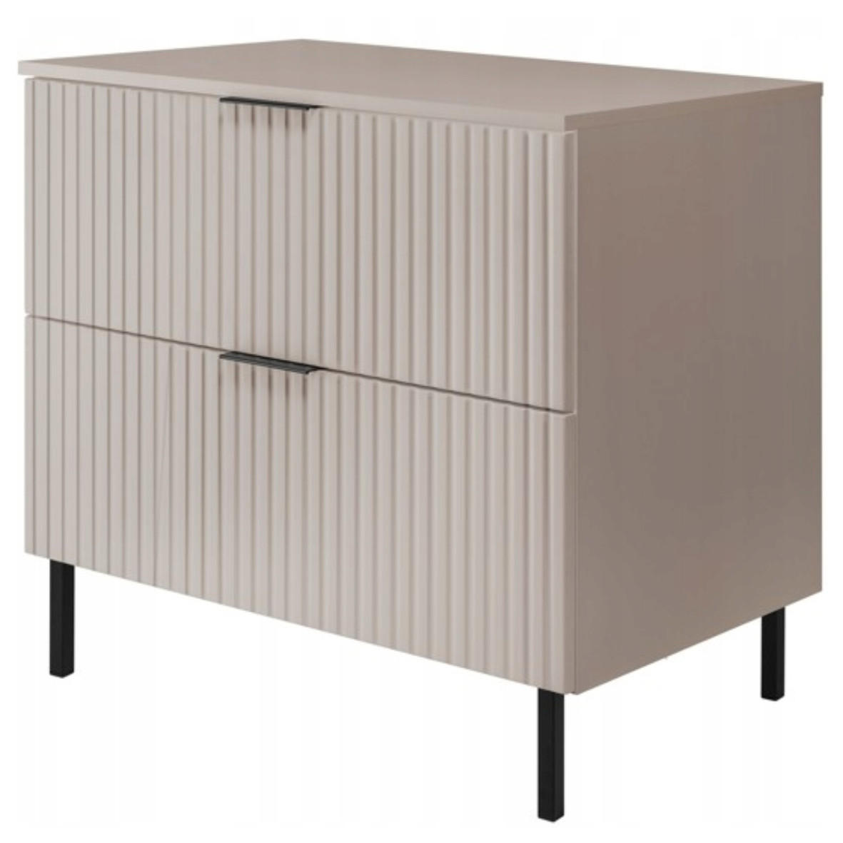 WASCHBECKUNTERSCHRANK FLOW + Platte Eiche Craft 80/57/46 cm - Eichefarben, Holzwerkstoff (80/57/46cm) - Rodan