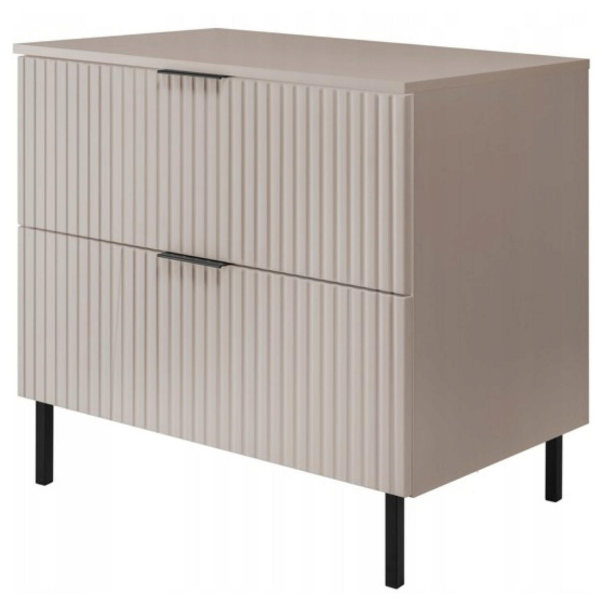 WASCHBECKUNTERSCHRANK FLOW + Platte Eiche Craft 80/57/46 cm - Eichefarben, Holzwerkstoff (80/57/46cm) - Rodan