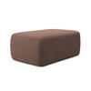 POUF Strukturstoff Stoff Pink - Pink/Hellrosa, Kunststoff/Textil (102/40/62cm) - Makamii