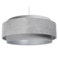 HÄNGELEUCHTE Grau 60/25 cm - Grau, Kunststoff (60/1/25cm) - ONZENO