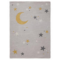 KINDERTEPPICH Alex Grau 120/170 cm - Grau, Naturmaterialien/Textil (120/170cm) - benuta
