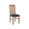 STUHL Nilo I, Holzfarbe: Erle - Eichefarben/Blaugrau, Holz (43/96/48cm) - MIRJAN24
