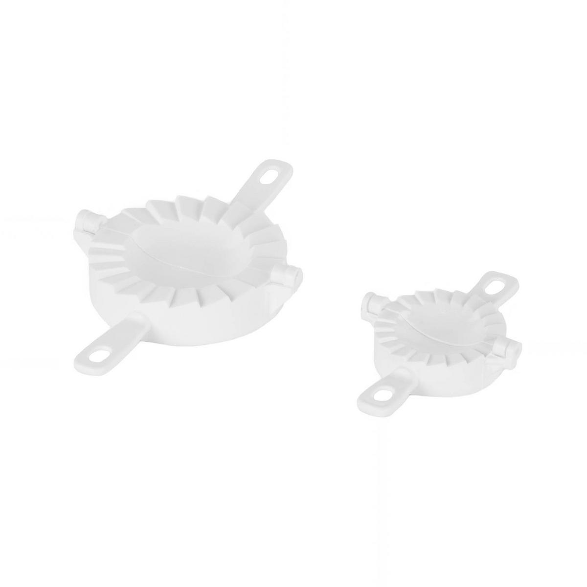 TEIGTASCHENFORMEN 2er Set - Weiß, Kunststoff (11.3/2.7/18.3cm)