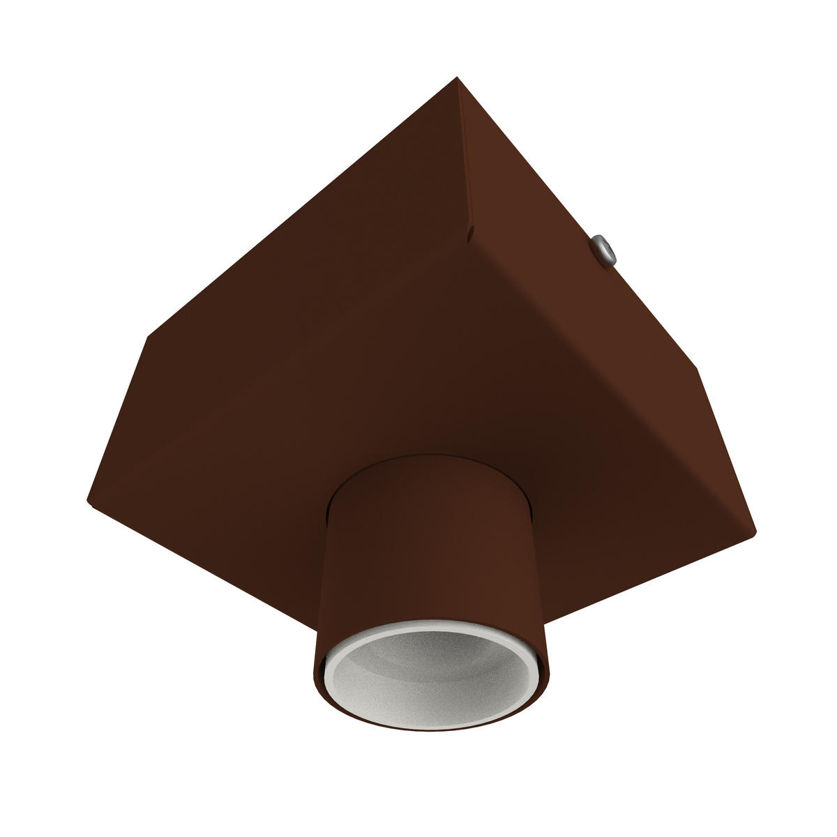 DECKENLEUCHTE - Dunkelbraun, Metall (10/10/10cm) - Lumicom