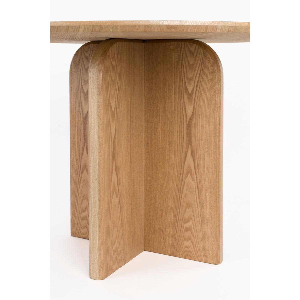 ESSTISCH Laurent Rund 120 cm Natural - Beige, Holzwerkstoff (120/120/75cm) - Housecraft Living