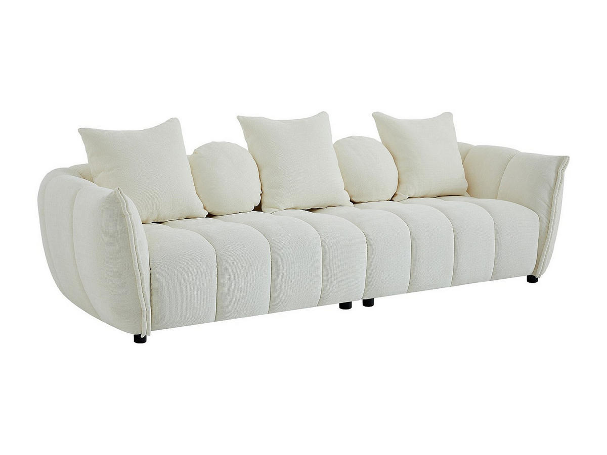 SOFA - 4 Personen - stoff - beige Gonolon - Beige, Kunststoff/Textil (268/68/97cm) - Vente-Unique