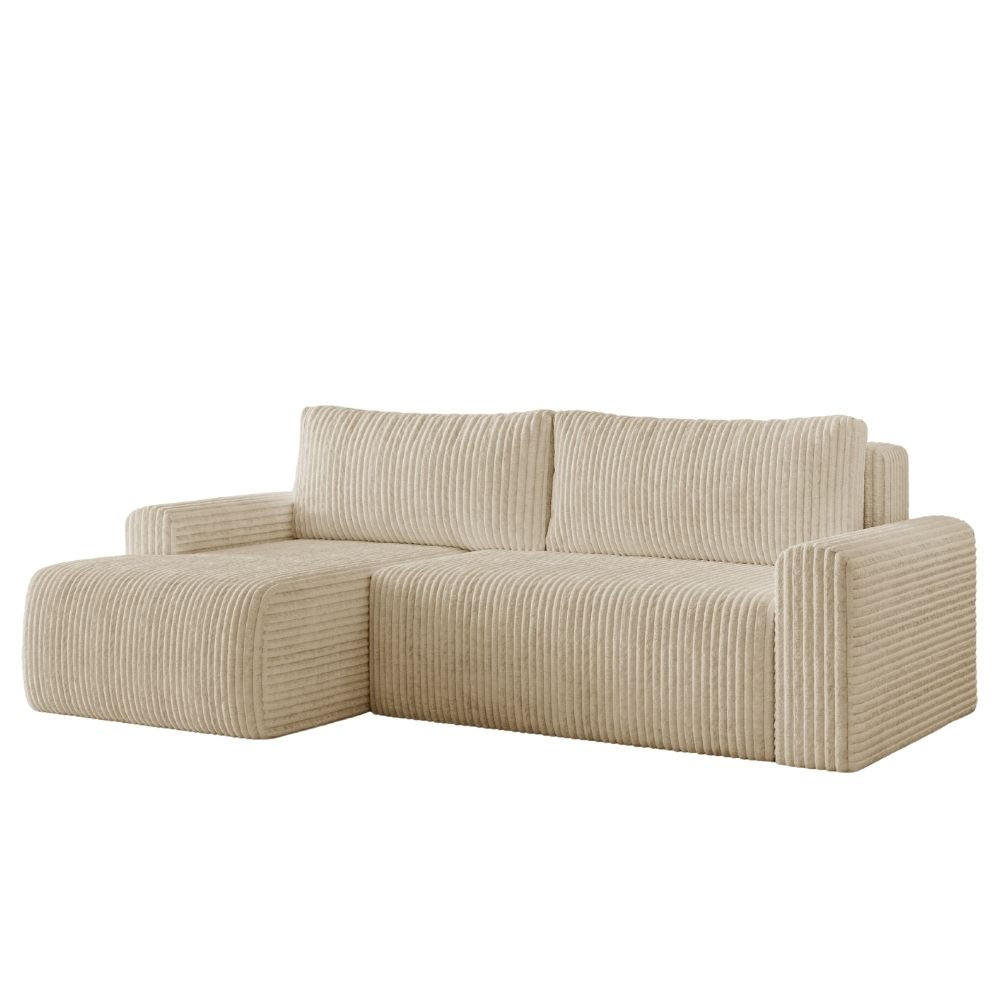 Dekori_Interiors Ecksofa Beige 240x142 cm