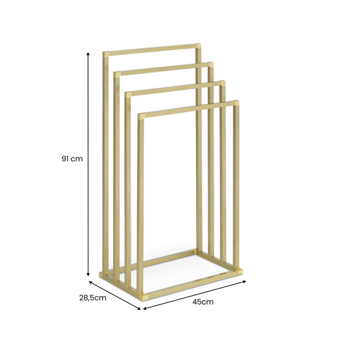 HANDTUCHHALTER SENZA - Goldfarben, Metall (45/91/29cm) - IDIMEX