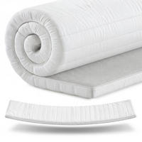 BOXSPRINGTOPPER Kaltschaum 180x200 cm – 5 cm Matratzentopper für weicheren Liegekomfort - Weiß, Textil (180/200cm) - Mister Sandman