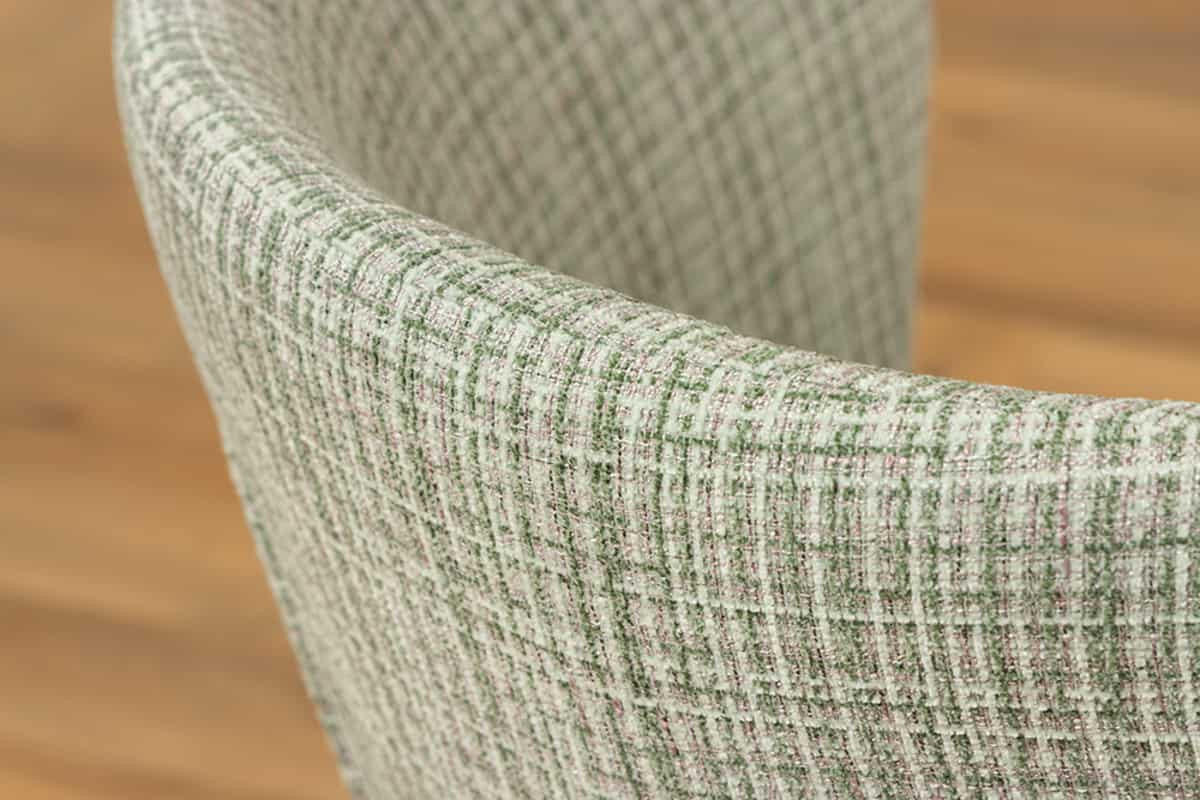 STUHL LYON Bouclé 75 cm - Schwarz/Rosa, Textil/Metall (54/75/58cm) - riess-ambiente