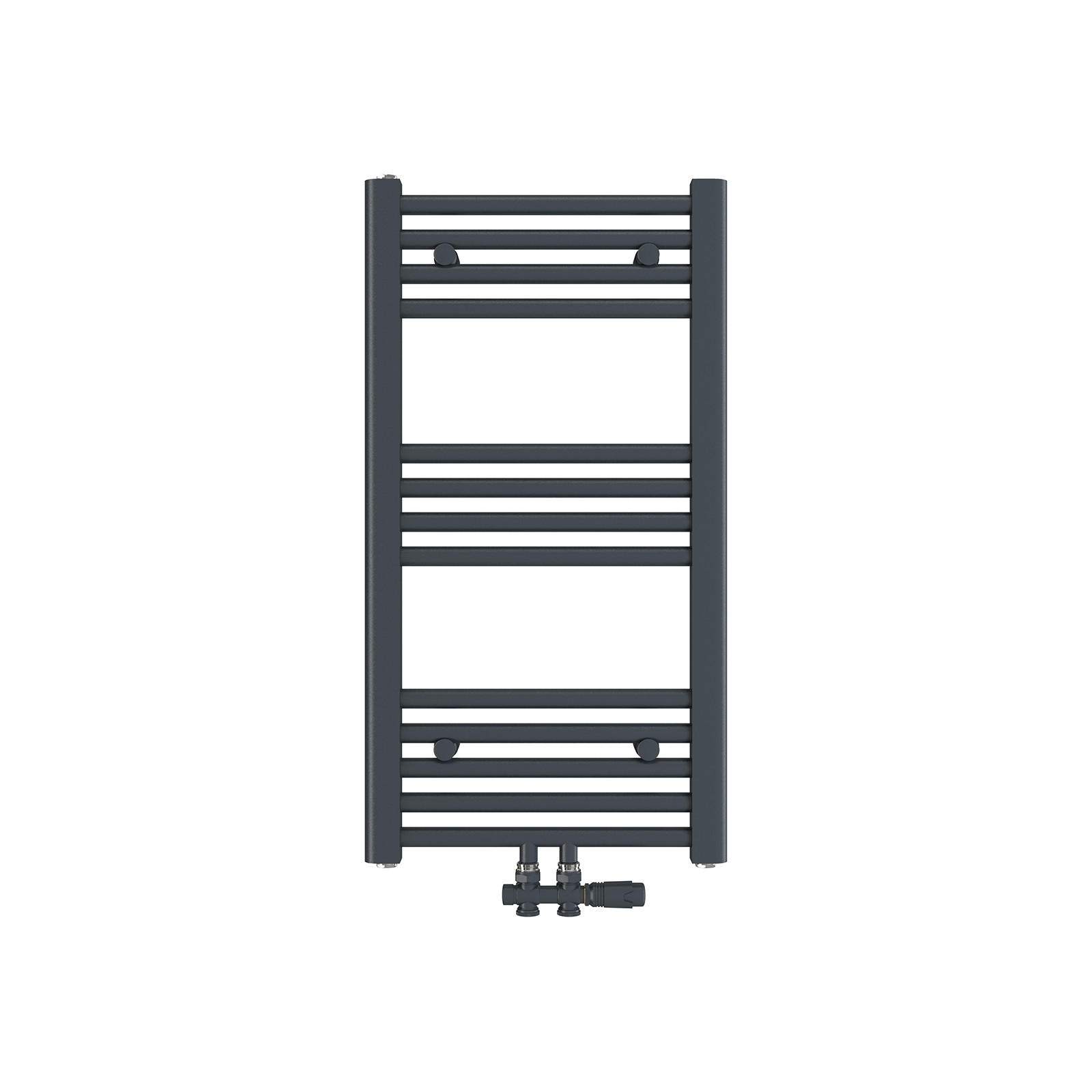 HEIZKÖRPER Handtuchheizkörper wasserführend Anthrazit 75/40/3 cm - Anthrazit, Metall (40/75/3cm) - EMKE