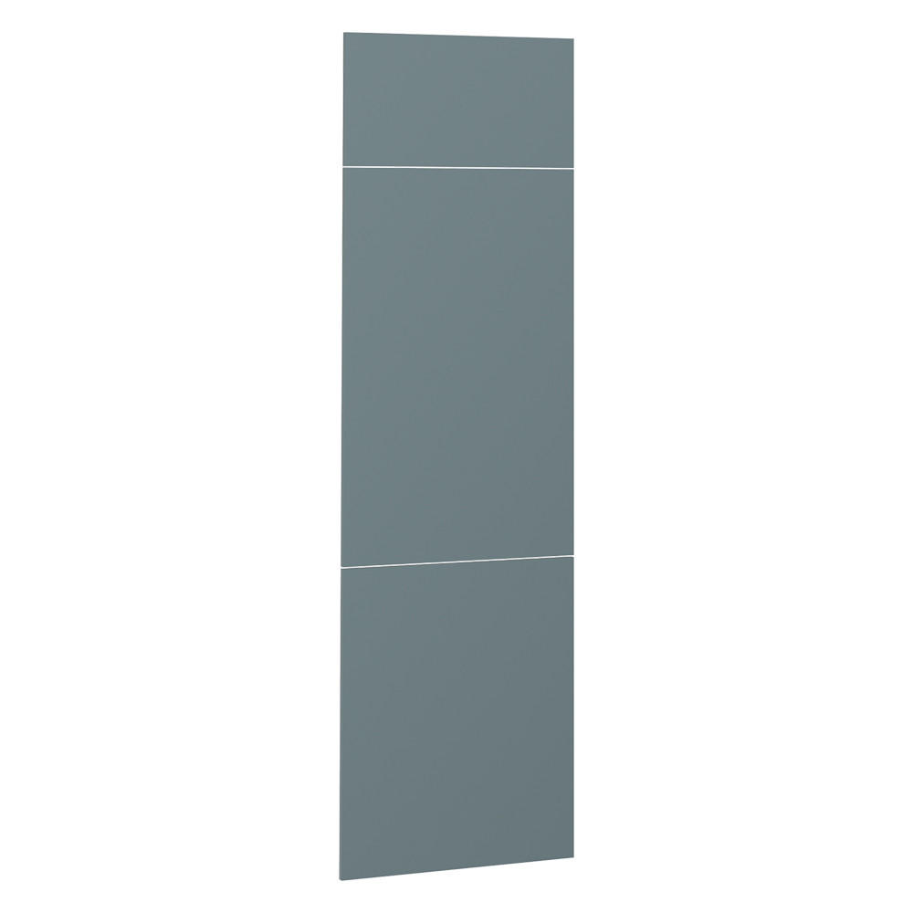 KÖKSFRONT R-Line Blågrå 59.6x196 cm möbelfront för kylskåpsinbyggnad 196/59.6/1.6 cm