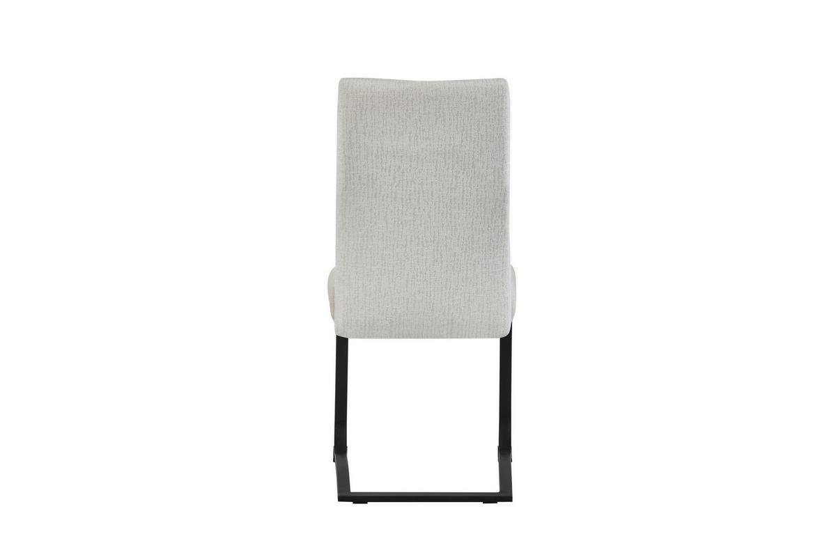 SCHWINGER-STUHL 2er Set Stockholm Stühle in Creme - gemütliches Design - B/H/T: 43x98x59 cm - Creme, Textil (59/98/43cm)