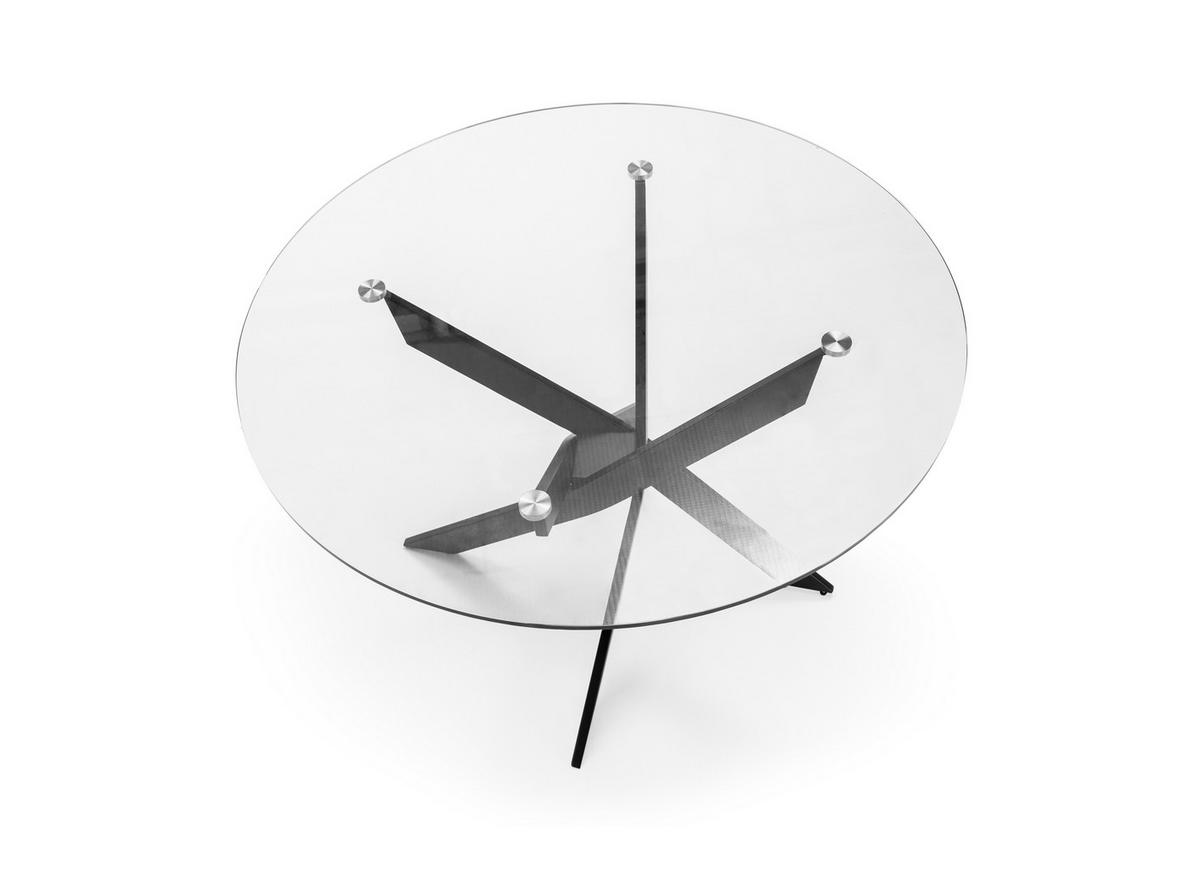 ESSTISCH Ruth Schwarz 120/120/76 cm - Schwarz, Metall (120/120/76cm)