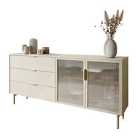 SIDEBOARD LINEA mit LED-Beleuchtung Kaschmir - Kaschmir, Holzwerkstoff (181/83/39cm) - Lookway