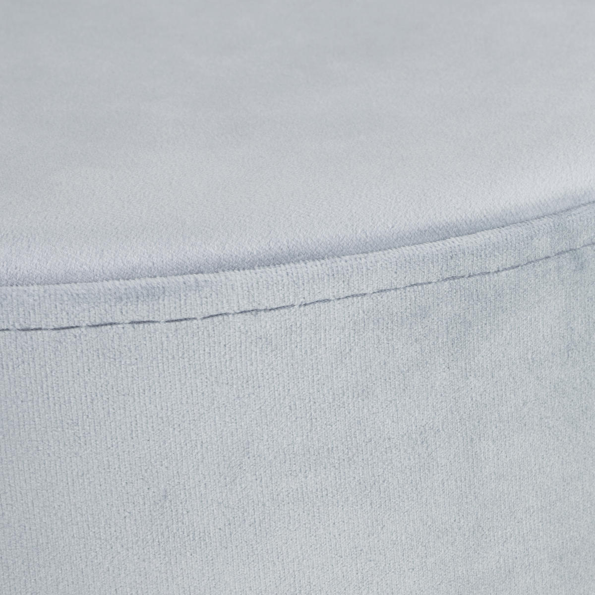 SAMT-HOCKER - Grau, Wellpappe/Textil (37/39/37cm) - Relaxdays