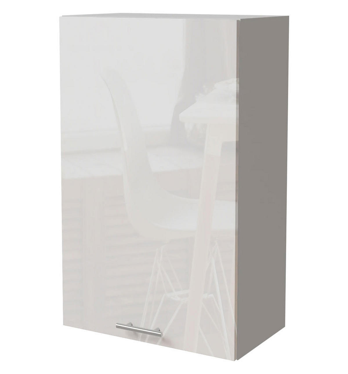 KÜCHENHÄNGESCHRANK Essen W4/60/1 Weiß Hochglanz / Weiß Matt 60 / 32,5 / 96cm - Weiß Hochglanz/Weiß, Holz/Holzwerkstoff (60/96/32.5cm) - Feldmann-Wohnen