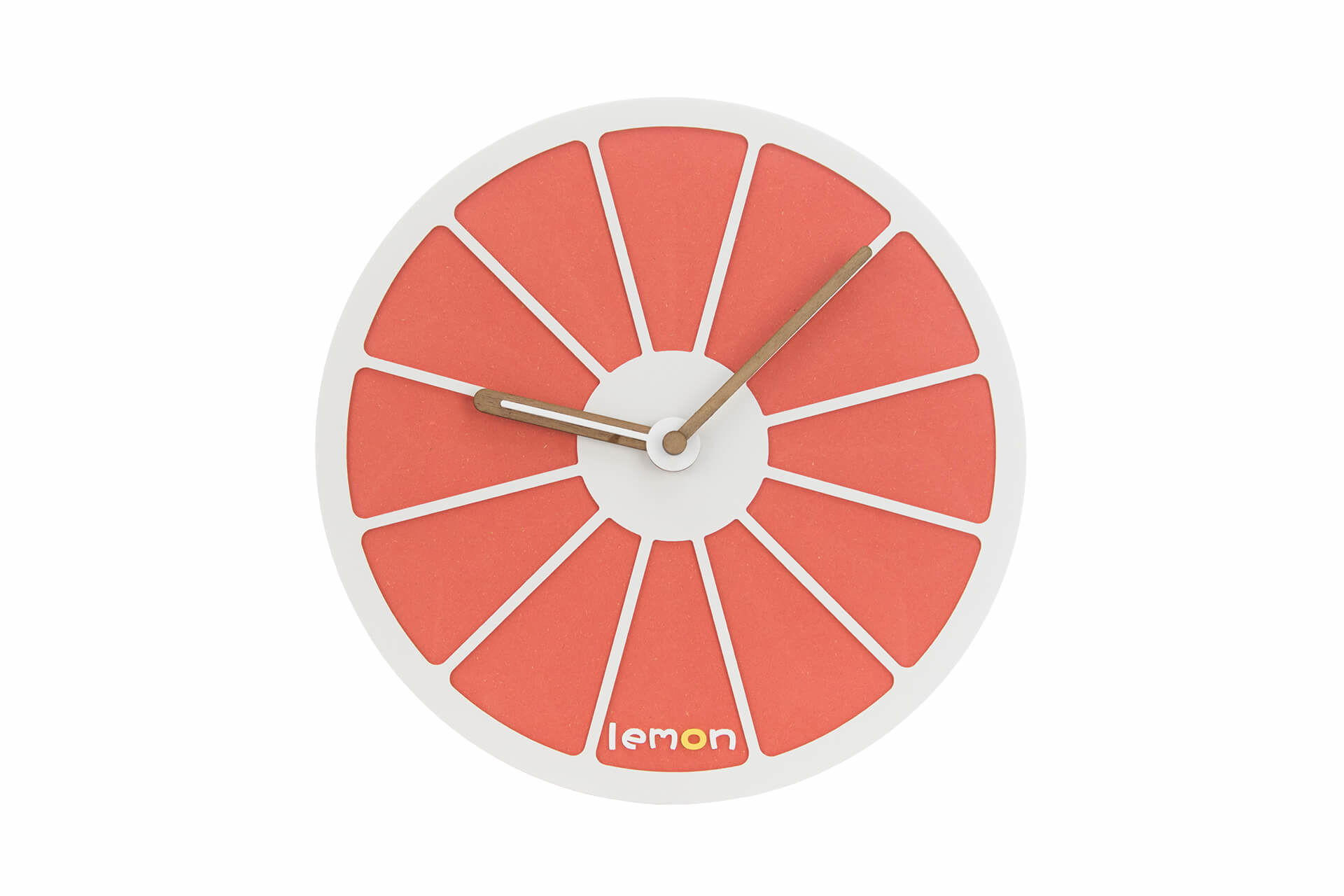 WANDUHR Design Rot 29/29 cm - Rot, Holzwerkstoff (0.4/29/1cm) - ONZENO