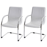 ESSZIMMERSTUHL Weiß 2er-Set - Weiß, Kunststoff (56/93/56cm) - MCW