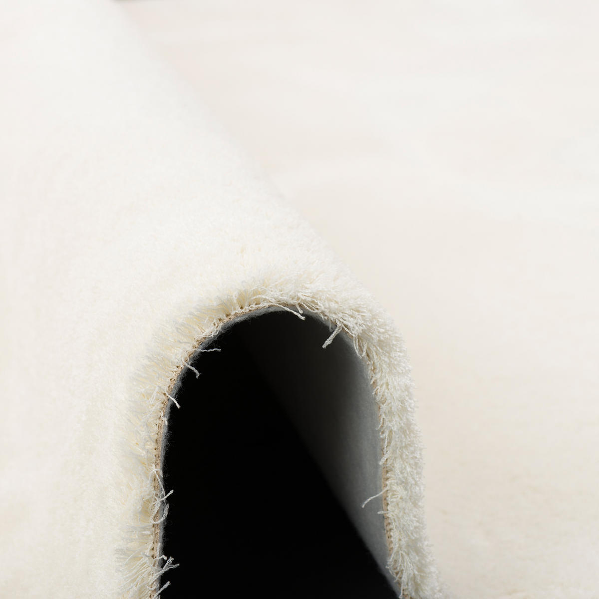 LUXUS HOCHFLOR SHAGGY TEPPICH VELVET - Weiß, Textil (80/200cm) - Snapstyle