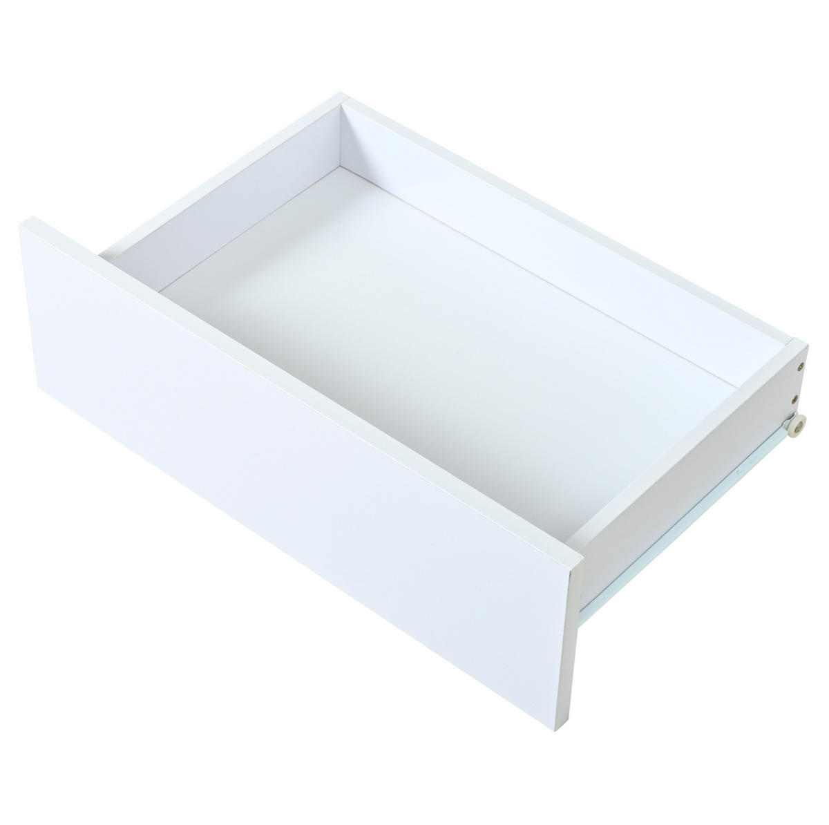 KONFERENČNÍ stolek z dřevotřísky 100x50x35 cm bílá a dekor dřeva s LED osvětlením, 2 zásuvkami a vysokým leskem - bílá, kompozitní dřevo (100/50/35cm) - Modfu