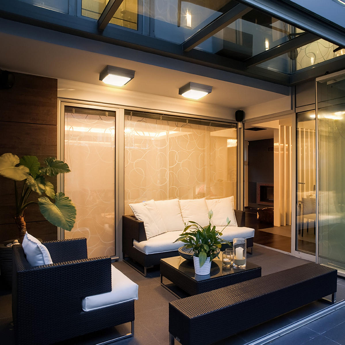 AUSSENLEUCHTE DELTA 215 Anthrazitgrau 15 W IP54 - Grau, Metall (21.5/21.5/8cm) - Rendl