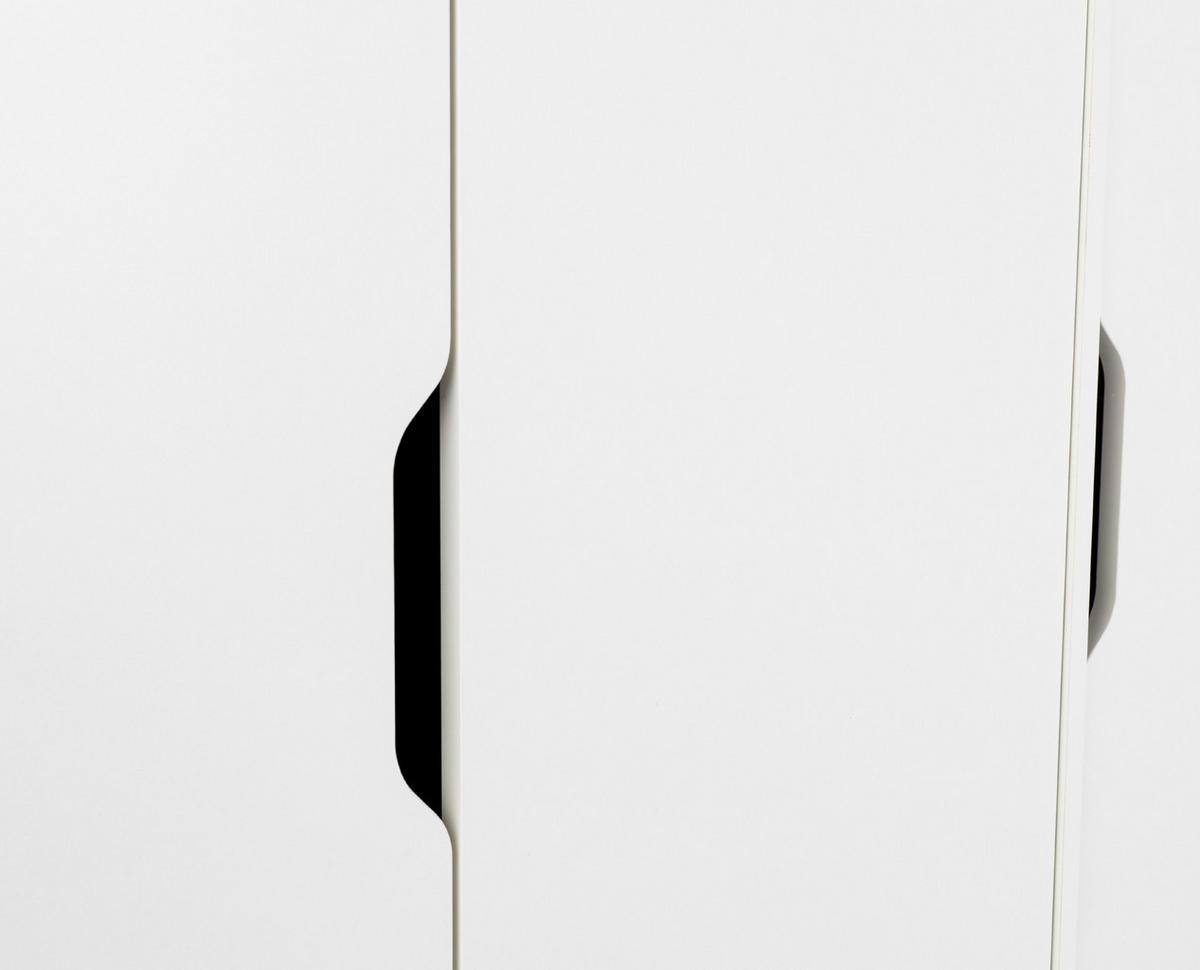 KLEIDERSCHRANK Thore 3-türig - Weiß, Holzwerkstoff (130/188/51cm) - arthur berndt