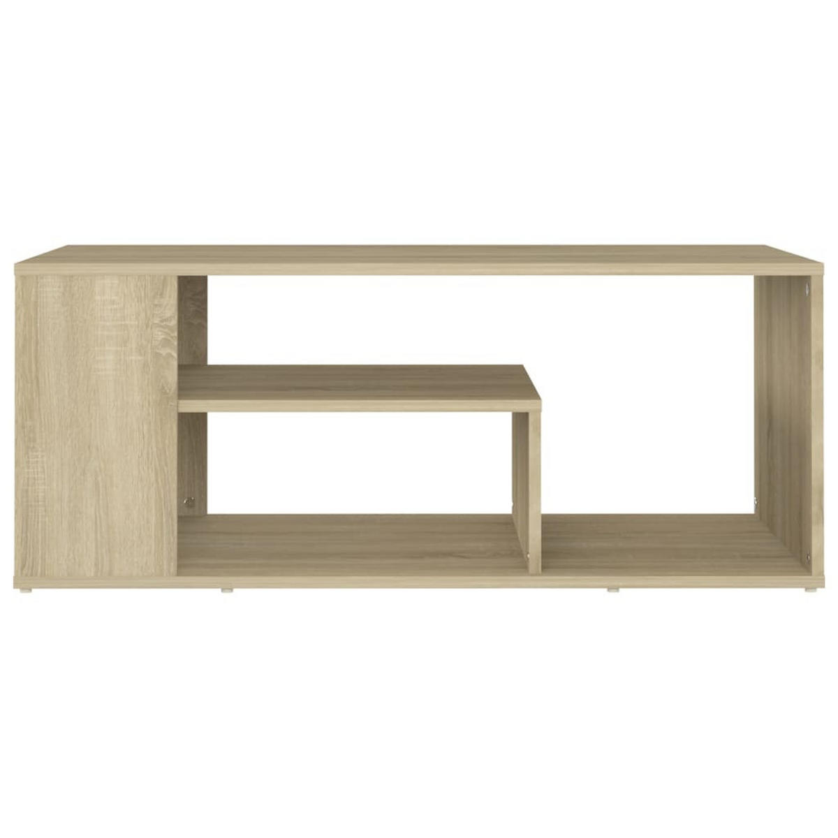 COUCHTISCH Sonoma-Eiche 100x50x40 cm Holzwerkstoff - Hellbraun, Holzwerkstoff (50/100/40cm) - furnicato