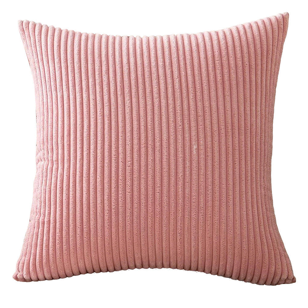 KISSENHÜLLE Cord 45/45 cm，2er-Set - Pink, Textil (45/45cm) - Kaket