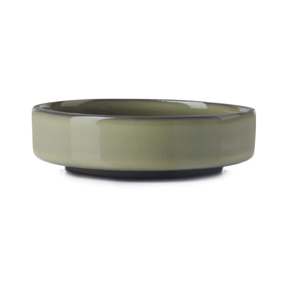 SCHÄLCHEN / COUPTELLER CARACTERE 3,4 cl Kardamom - Dunkelgrün, Keramik (7cm) - Revol Porcelaine France