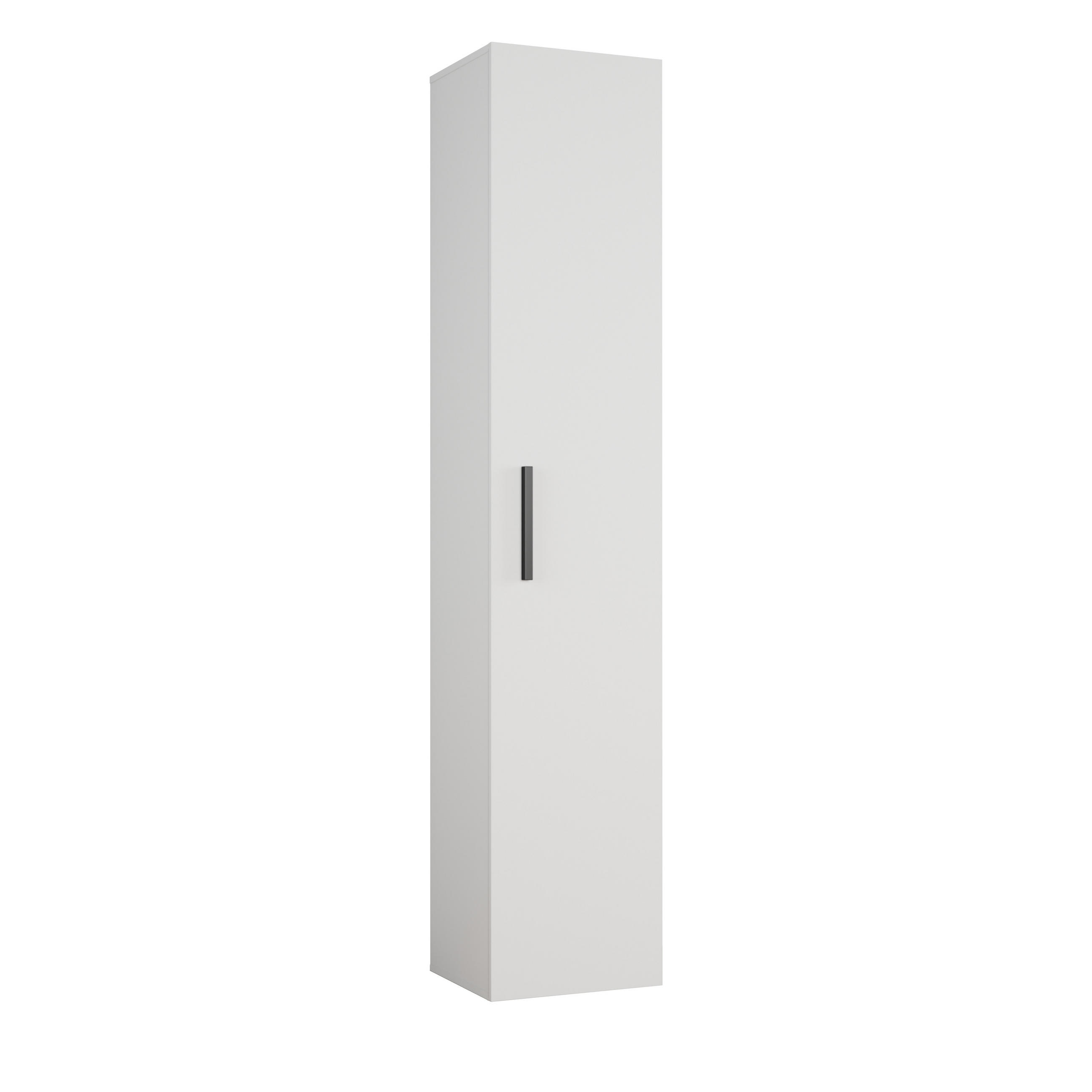 GARDEROBENSCHRANK Rosanno IVL Weiß 40/204/40 cm – Modern - Weiß, Holzwerkstoff/Kunststoff (40/204.1/40cm) - AX Living