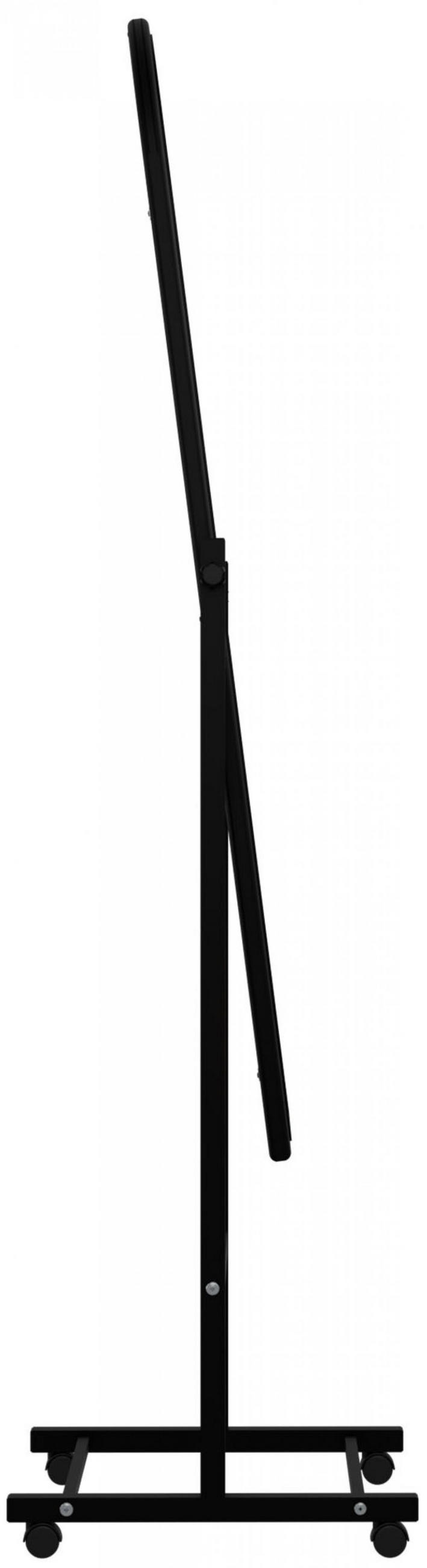 STANDSPIEGEL rund Holz schwarz - Schwarz, Holz (39/151/39cm) - CLP