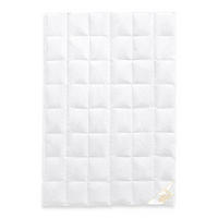 GANZJAHRESBETTDECKE MARIE Entendaunen medium - Weiß, Naturmaterialien/Textil (135/200cm) - Goldmarie 