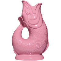 KARAFFE mit „Gluck-Gluck“-Geräusch 27,5/17/9,5 cm - Rosa, Keramik (1.2L) - Gluckigluck
