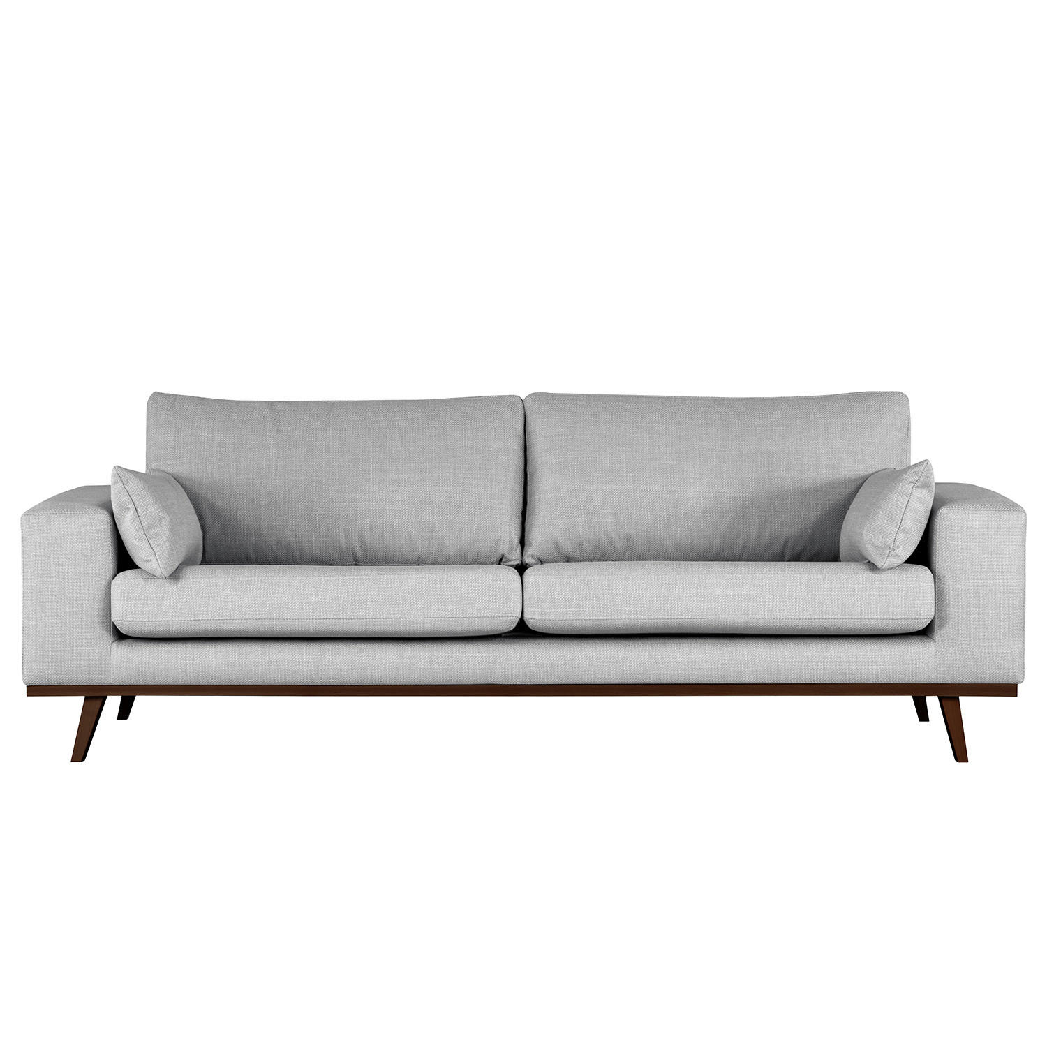 2-SITZER SOFA - Buchefarben/Hellblau, Textil (197/81/88cm) - home24