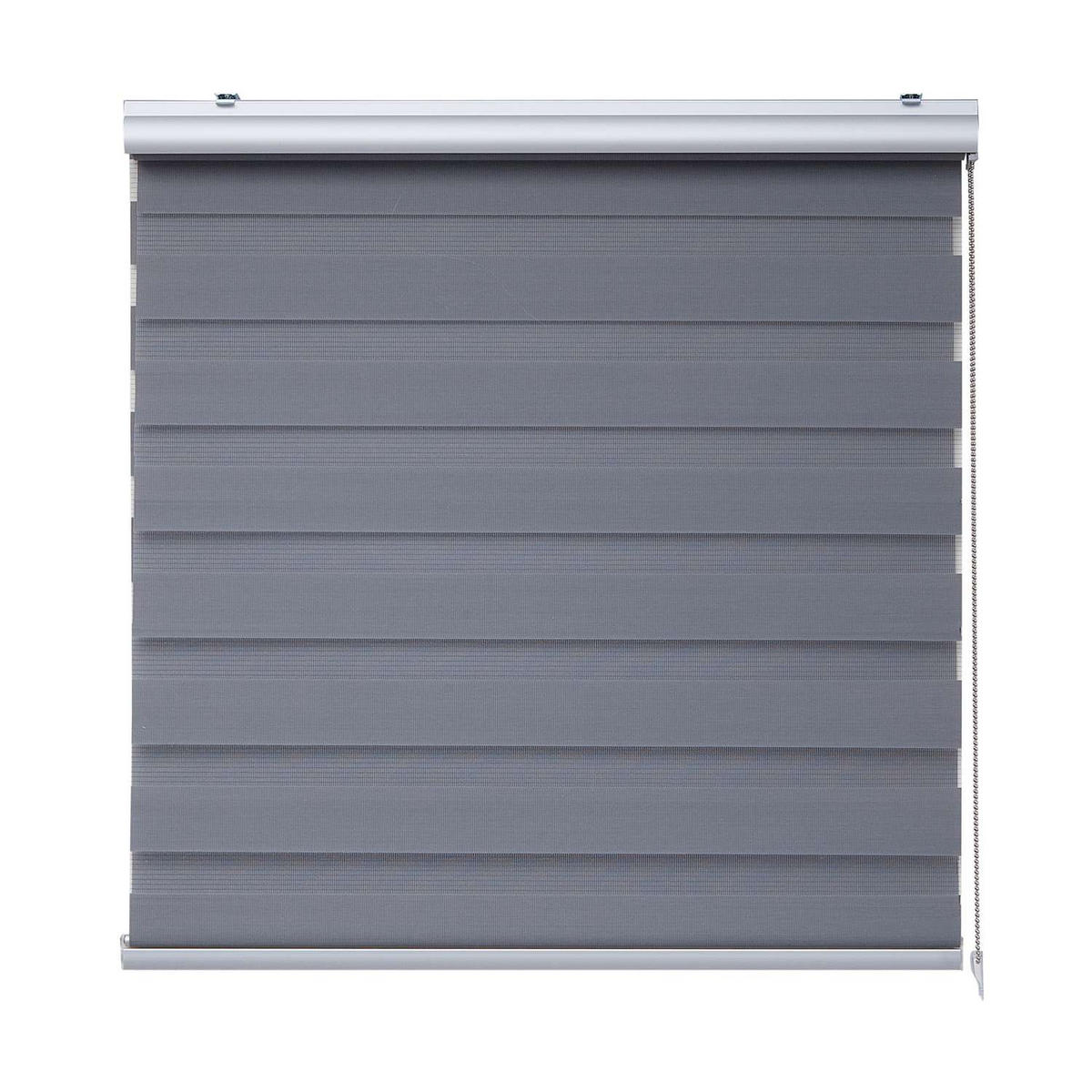 DOPPELROLLO Silber 200x250 cm - Silberfarben, Kunststoff (200/250cm) - STORESDECO