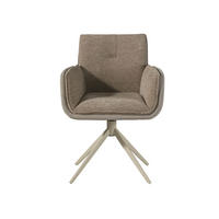 STUHL 100% Polyester 64 x 63 x 87 cm beige / braun POLSTERSTÜHLE #02 - Beige, Kunststoff (64/87/63cm) - Massivmoebel24