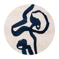 TEPPICH Sea Ink Ribbon 240/240 cm - Blau, Textil (240/240cm) - Louis De Poortere