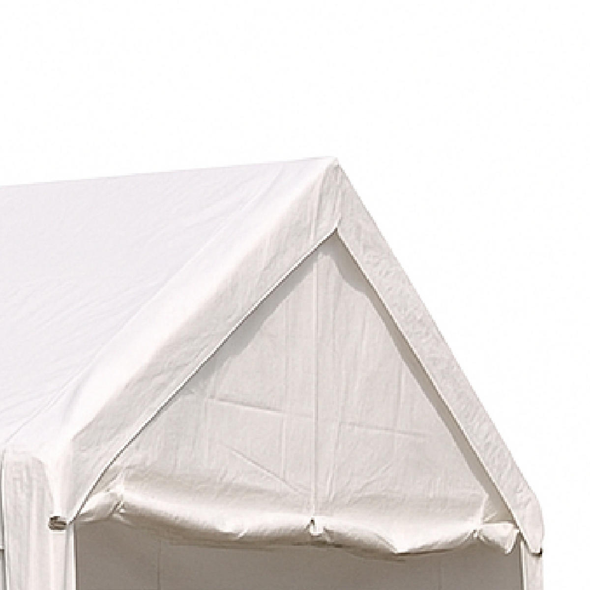 DACHPLANE Livingston - Zeltabdeckung für 3x4 Meter, PVC weiss 480g/m². BxTxH: 400x300x285 cm - Weiß, Kunststoff (400/0.3/300cm) - TPFGarden