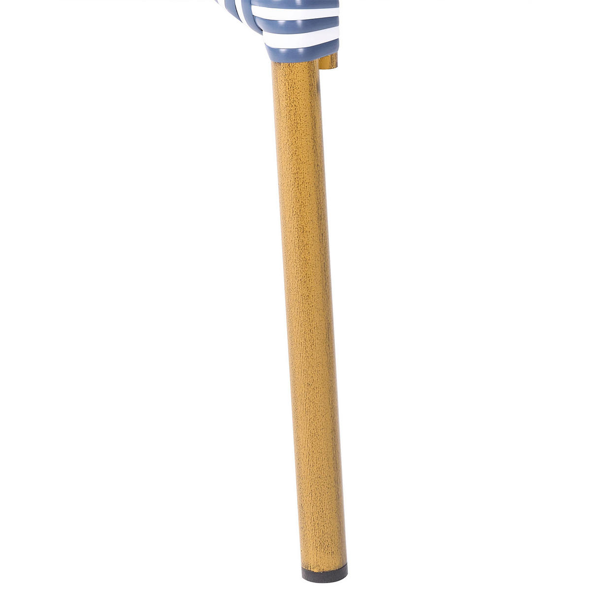 GARTENMÖBEL-SET 4-Sitzer Naturfarben Rifreddo - Blau/Beige, Kunststoff - Beliani