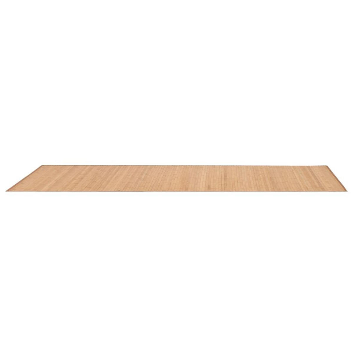 TEPPICH Rechteckig 80/300 cm aus Bambus Braun - Braun, Naturmaterialien/Holz (80/300cm) - vidaXL