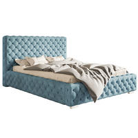 BETT Blau BEN 15 Mit Bettkasten 120x200 cm - Blau, Textil (120/200cm) - Sepro Meble