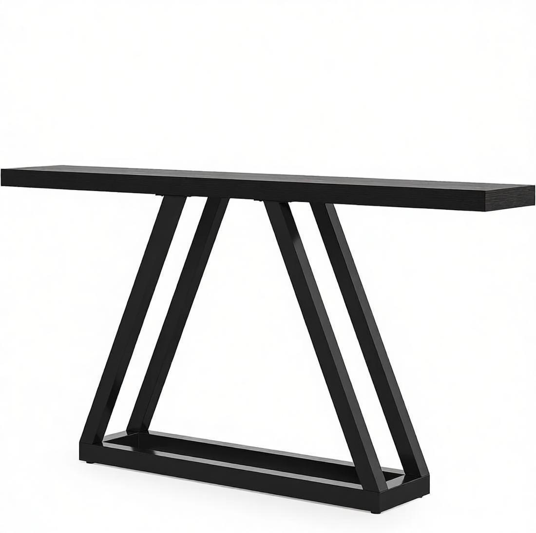 KONSOLENTISCH Schwarz 160/29,5/80 cm - Schwarz, Holzwerkstoff (29.5/160/80cm) - PANGIVO