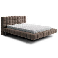 BOXBETT 180/200 Ezio Taupe - Taupe, Holz (180/200cm) - Petits-meubles